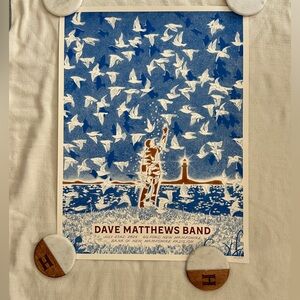 Dave Matthews Band Poster - July 23 2025 - Night 2 - Gilford New Hampshire #652